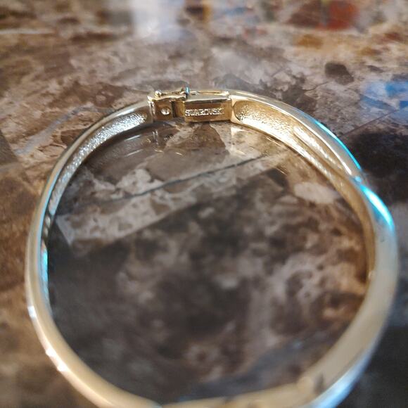 Swarovski Gold Tone Bracelet with Crystal Accents - Picture 9 of 14